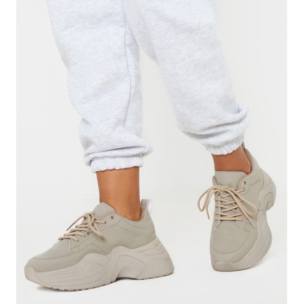Sand Extreme Platform Sole Chunky Sneaker - PLT